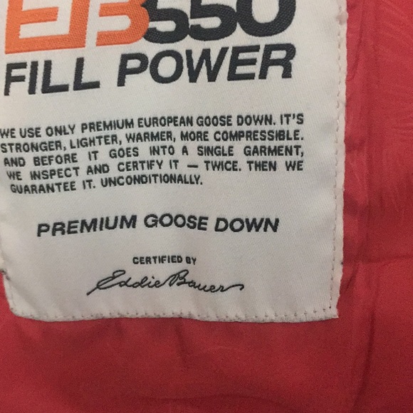 Eddie Bauer Winter Premium Goose Down Jacket EB550 Fill - Picture 10 of 11